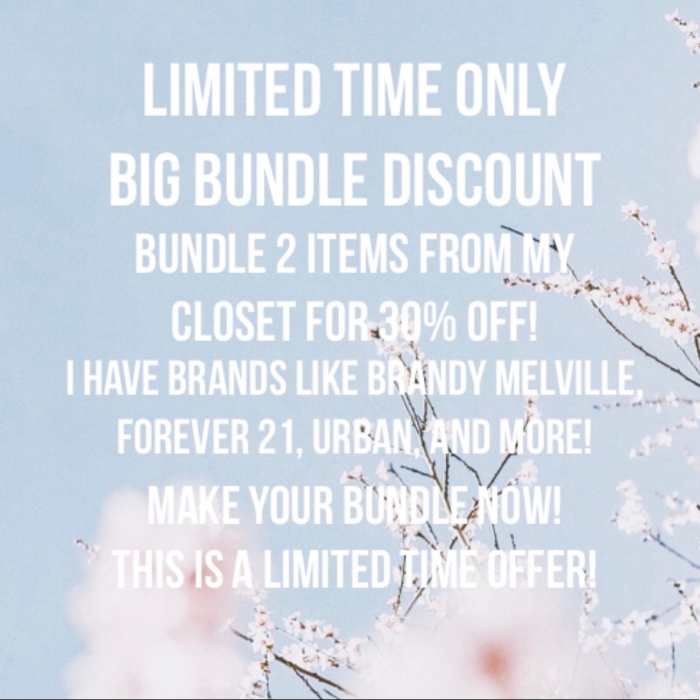 Limited huge bundle discount deal!